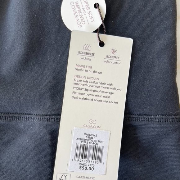 Calia Ultra High Rise Bike Short Size S - Picture 5 of 8